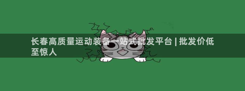 欧陆娱乐平台咋样赚钱的：长春高质量运动装备一站式批发