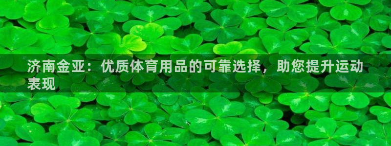 欧陆娱乐平台咋样：济南金亚：优质体育用品的可靠选择，