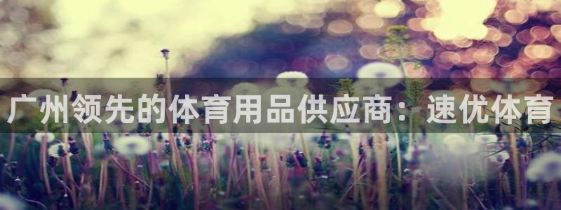 欧陆娱乐官方：广州领先的体育用品供应商：速优体育