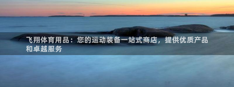 欧陆娱乐怎么注册会员号：飞翔体育用品：您的运动装备一