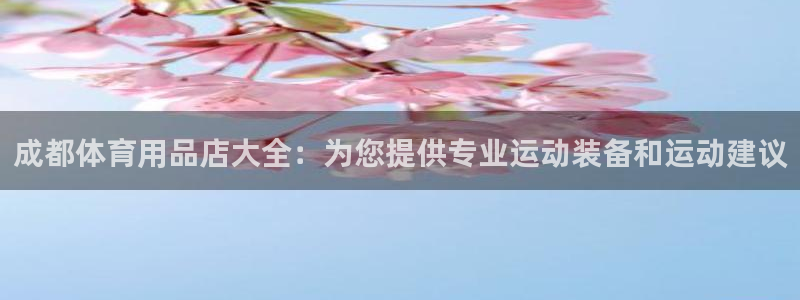 欧陆娱乐测试官网：成都体育用品店大全：为您提供专业运