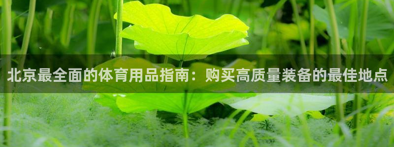 欧陆娱乐公司产品介绍图片：北京最全面的体育用品指南：