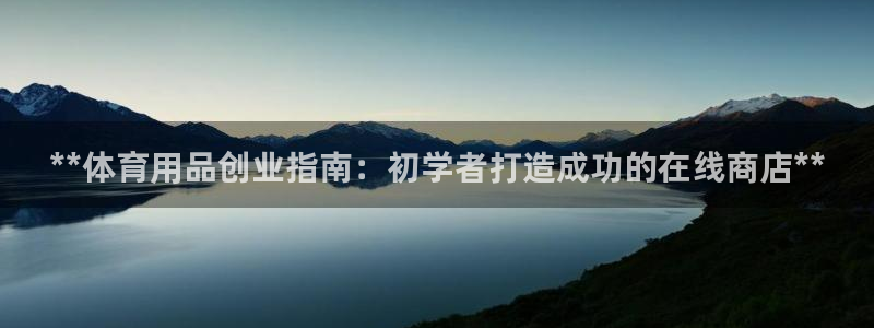 欧陆娱乐平台登录不上去：**体育用品创业指南：初学者