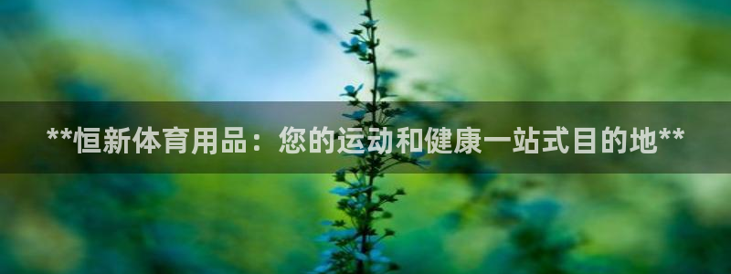 欧陆娱乐怎么注册会员账号：**恒新体育用品：您的运动