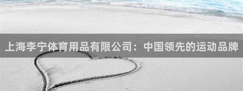 欧陆娱乐是什么：上海李宁体育用品有限公司：中国领先的