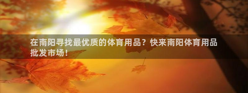 欧陆娱乐公司产品介绍：在南阳寻找最优质的体育用品？快来南阳体