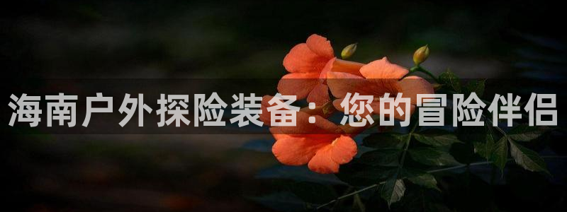 欧陆娱乐官网入口网址：海南户外探险装备：您的冒险伴侣