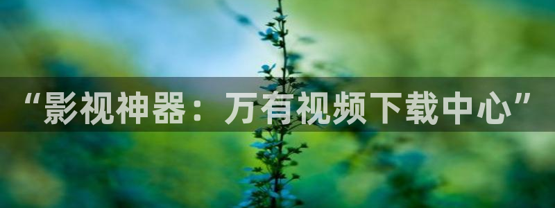 五月色婷婷在线影院：“影视神器：万有视频下载中心”